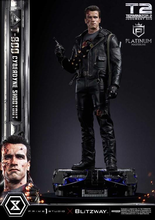 Terminator 2: Judgment Day Platinum Masterline T-800 (Cyberdyne Shootout) 1/3 Scale Limited Edition Statue Gallery Image 11