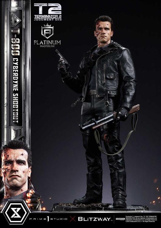 Terminator 2: Judgment Day Platinum Masterline T-800 (Cyberdyne Shootout) 1/3 Scale Limited Edition Statue Gallery Image 30