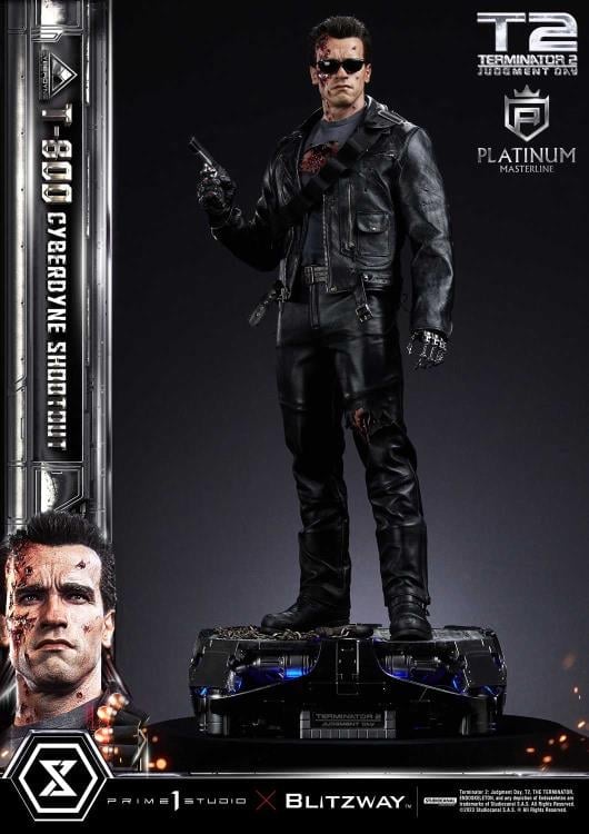 Terminator 2: Judgment Day Platinum Masterline T-800 (Cyberdyne Shootout) 1/3 Scale Limited Edition Statue Gallery Image 17