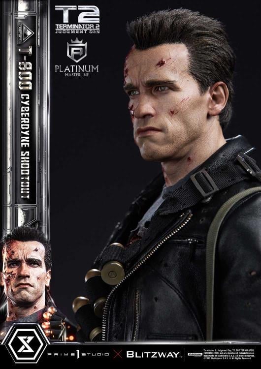 Terminator 2: Judgment Day Platinum Masterline T-800 (Cyberdyne Shootout) 1/3 Scale Limited Edition Statue Gallery Image 23