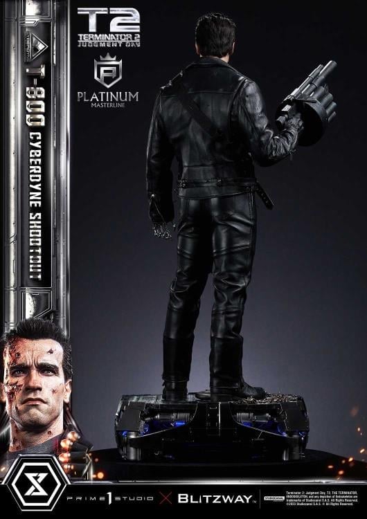 Terminator 2: Judgment Day Platinum Masterline T-800 (Cyberdyne Shootout) 1/3 Scale Limited Edition Statue Gallery Image 6