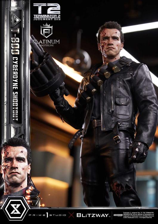 Terminator 2: Judgment Day Platinum Masterline T-800 (Cyberdyne Shootout) 1/3 Scale Limited Edition Statue Gallery Image 39