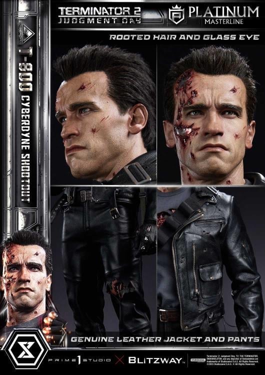 Terminator 2: Judgment Day Platinum Masterline T-800 (Cyberdyne Shootout) 1/3 Scale Limited Edition Statue Gallery Image 44