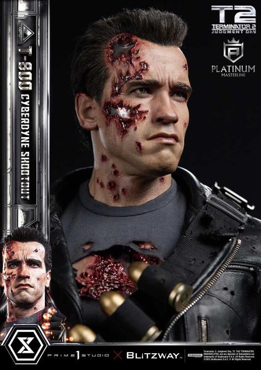 Terminator 2: Judgment Day Platinum Masterline T-800 (Cyberdyne Shootout) 1/3 Scale Limited Edition Statue Gallery Image 18