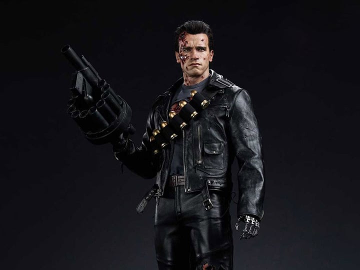Terminator 2: Judgment Day Platinum Masterline T-800 (Cyberdyne Shootout) 1/3 Scale Limited Edition Statue Gallery Image 1