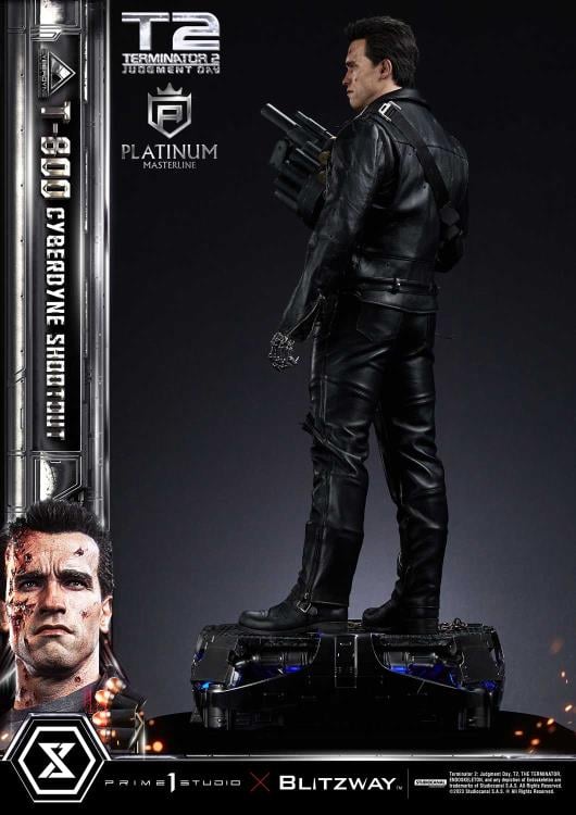 Terminator 2: Judgment Day Platinum Masterline T-800 (Cyberdyne Shootout) 1/3 Scale Limited Edition Statue Gallery Image 7