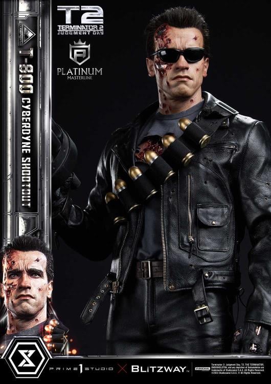 Terminator 2: Judgment Day Platinum Masterline T-800 (Cyberdyne Shootout) 1/3 Scale Limited Edition Statue Gallery Image 32