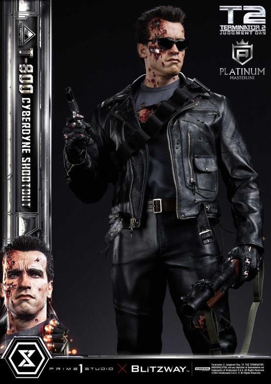Terminator 2: Judgment Day Platinum Masterline T-800 (Cyberdyne Shootout) 1/3 Scale Limited Edition Statue Gallery Image 28