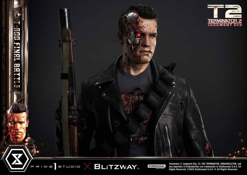 Terminator 2: Judgement Day Museum Masterline T-800 (Final Battle) 1/3 Scale Statue Gallery Image 47