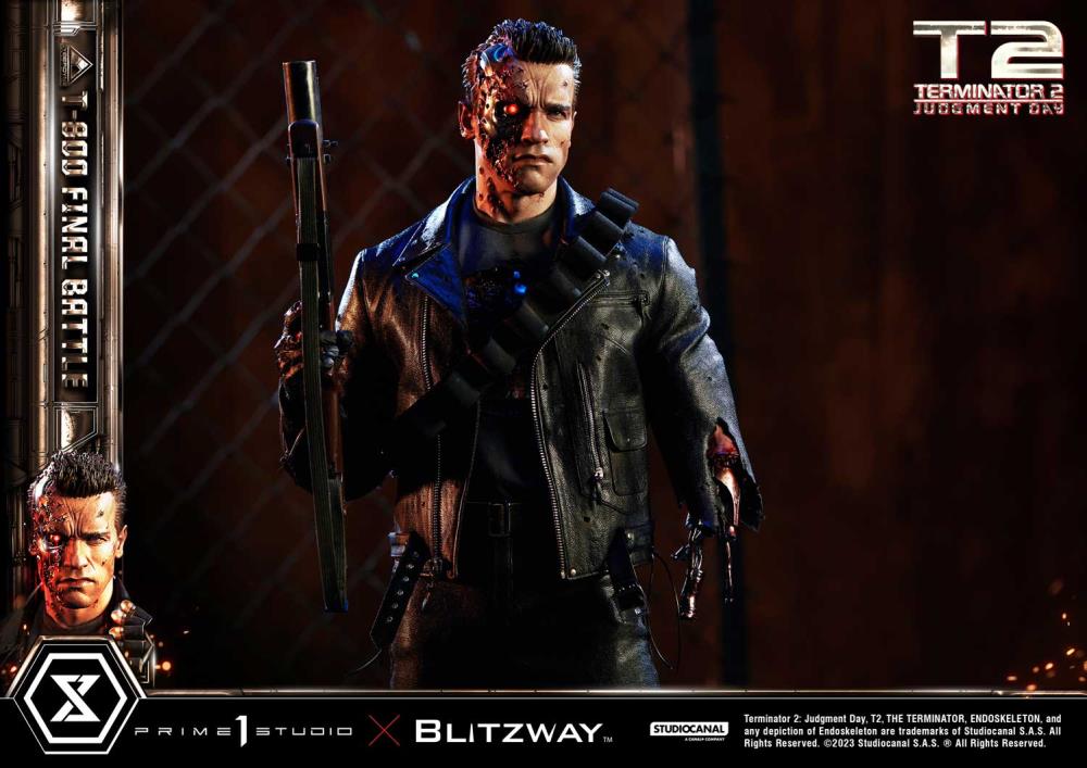 Terminator 2: Judgement Day Museum Masterline T-800 (Final Battle) 1/3 Scale Statue Gallery Image 22