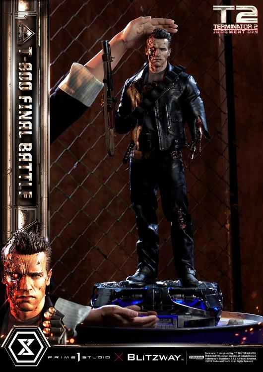 Terminator 2: Judgement Day Museum Masterline T-800 (Final Battle) 1/3 Scale Statue Gallery Image 7