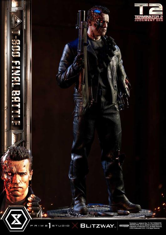 Terminator 2: Judgement Day Museum Masterline T-800 (Final Battle) 1/3 Scale Statue Gallery Image 8