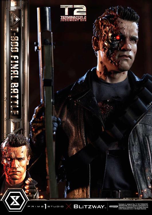 Terminator 2: Judgement Day Museum Masterline T-800 (Final Battle) 1/3 Scale Statue Gallery Image 18