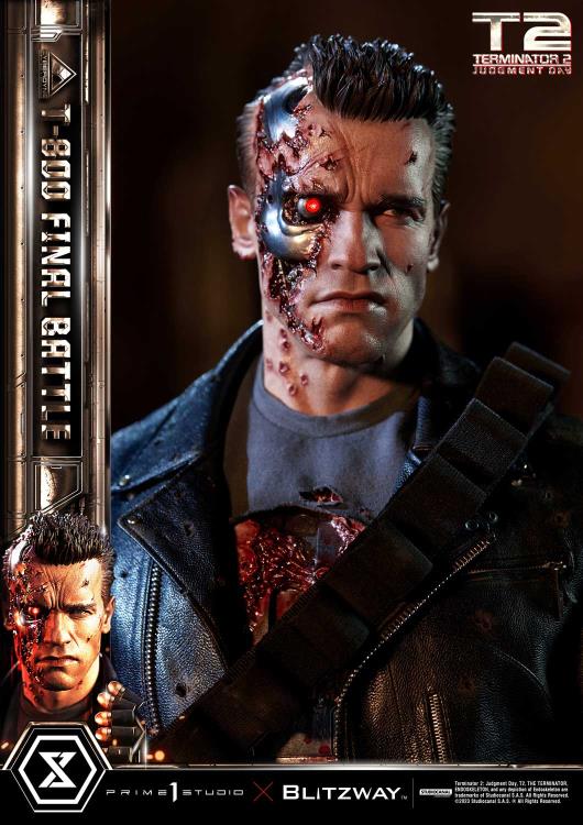 Terminator 2: Judgement Day Museum Masterline T-800 (Final Battle) 1/3 Scale Statue Gallery Image 27