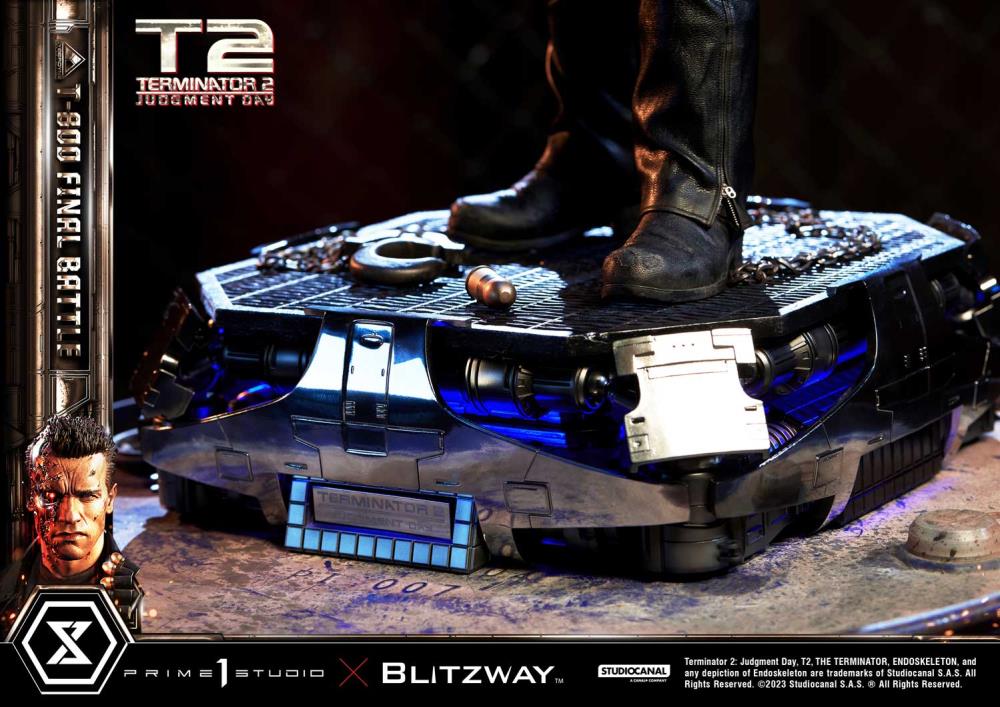 Terminator 2: Judgement Day Museum Masterline T-800 (Final Battle) 1/3 Scale Statue Gallery Image 54