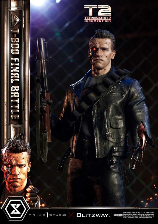 Terminator 2: Judgement Day Museum Masterline T-800 (Final Battle) 1/3 Scale Statue Gallery Image 14