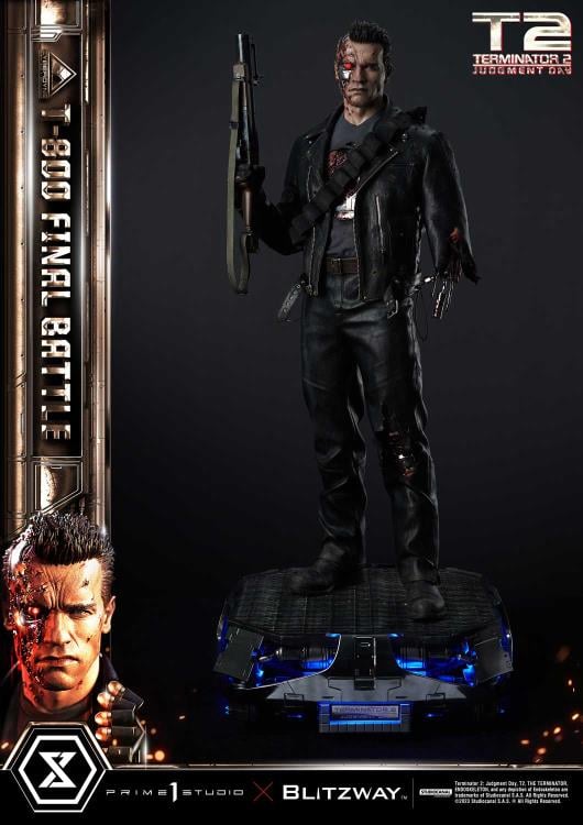 Terminator 2: Judgement Day Museum Masterline T-800 (Final Battle) 1/3 Scale Statue Gallery Image 29