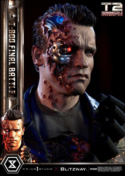 Terminator 2: Judgement Day Museum Masterline T-800 (Final Battle) 1/3 Scale Statue Gallery Image 43