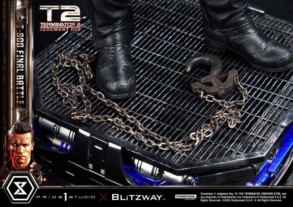 Terminator 2: Judgement Day Museum Masterline T-800 (Final Battle) 1/3 Scale Statue Gallery Image 57
