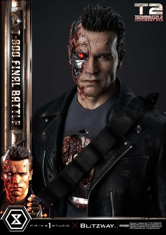 Terminator 2: Judgement Day Museum Masterline T-800 (Final Battle) 1/3 Scale Statue Gallery Image 36