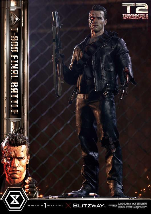 Terminator 2: Judgement Day Museum Masterline T-800 (Final Battle) 1/3 Scale Statue Gallery Image 6