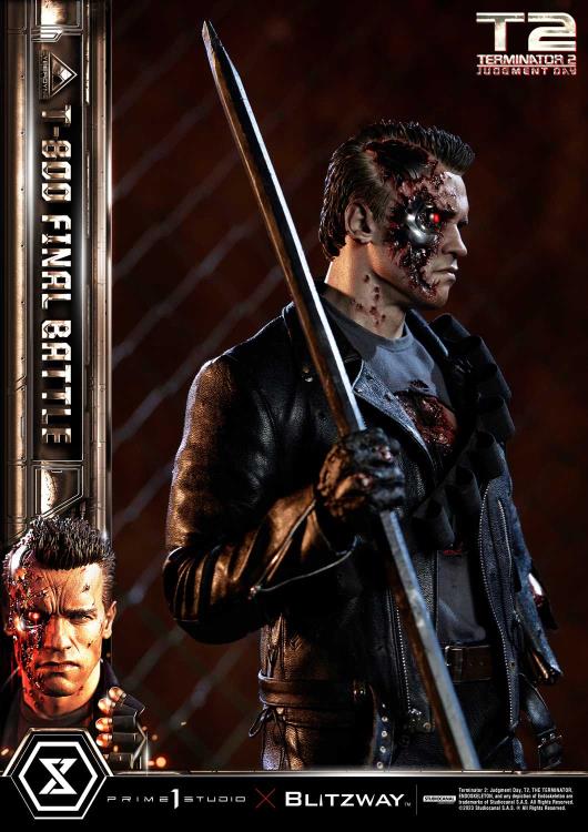 Terminator 2: Judgement Day Museum Masterline T-800 (Final Battle) 1/3 Scale Statue Gallery Image 19