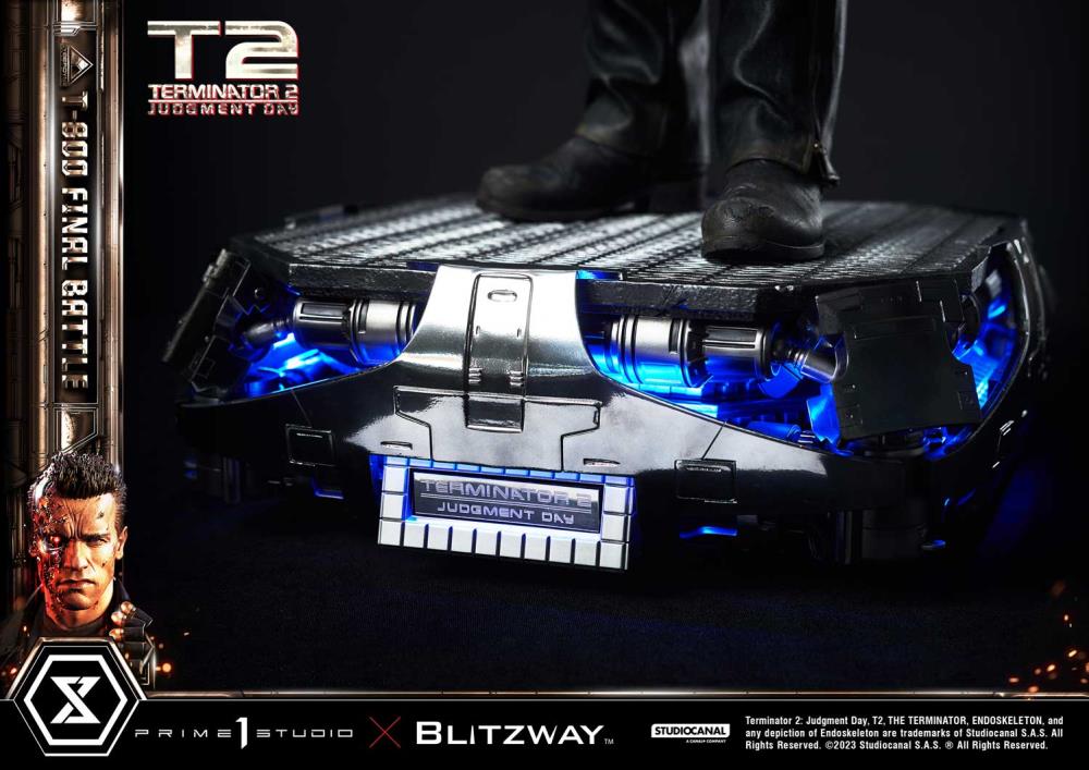 Terminator 2: Judgement Day Museum Masterline T-800 (Final Battle) 1/3 Scale Statue Gallery Image 55