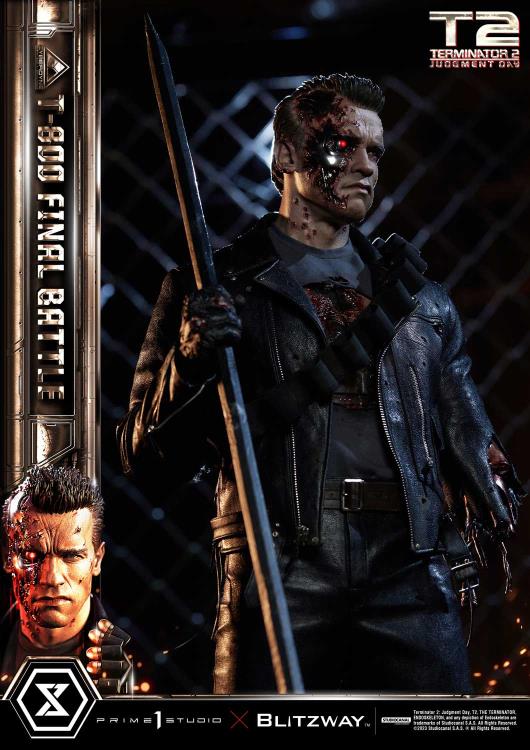 Terminator 2: Judgement Day Museum Masterline T-800 (Final Battle) 1/3 Scale Statue Gallery Image 15