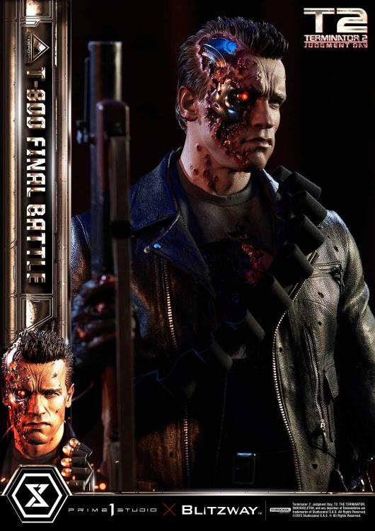 Terminator 2: Judgement Day Museum Masterline T-800 (Final Battle) 1/3 Scale Statue Gallery Image 38