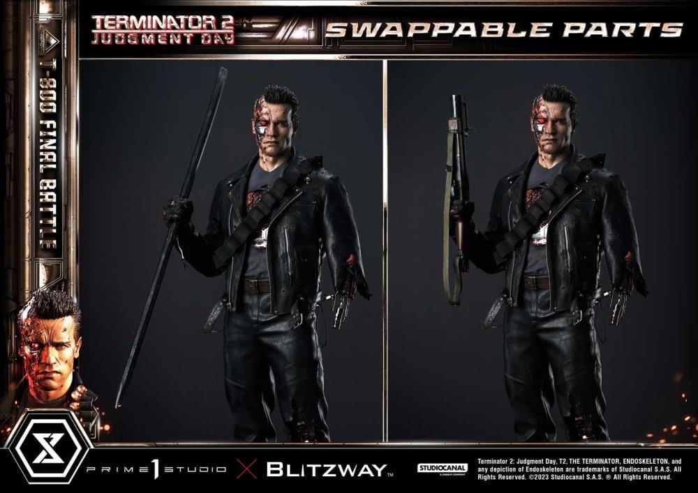 Terminator 2: Judgement Day Museum Masterline T-800 (Final Battle) 1/3 Scale Statue Gallery Image 59