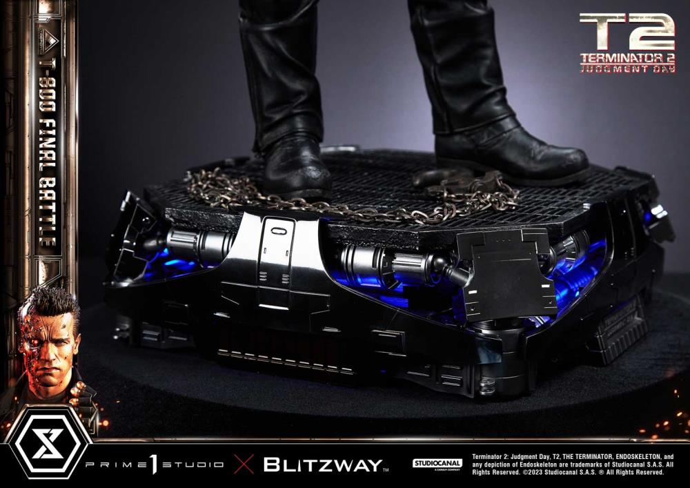 Terminator 2: Judgement Day Museum Masterline T-800 (Final Battle) 1/3 Scale Statue Gallery Image 53