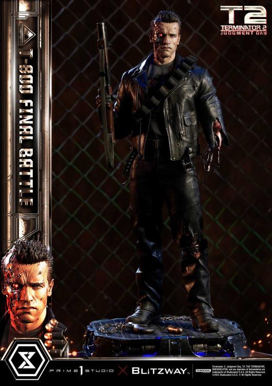 Terminator 2: Judgement Day Museum Masterline T-800 (Final Battle) 1/3 Scale Statue Gallery Image 4