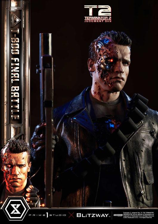 Terminator 2: Judgement Day Museum Masterline T-800 (Final Battle) 1/3 Scale Statue Gallery Image 17