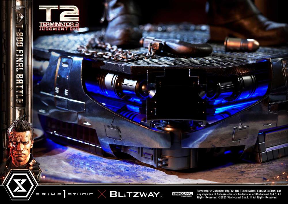 Terminator 2: Judgement Day Museum Masterline T-800 (Final Battle) 1/3 Scale Statue Gallery Image 56