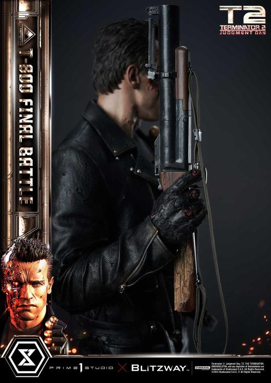 Terminator 2: Judgement Day Museum Masterline T-800 (Final Battle) 1/3 Scale Statue Gallery Image 35
