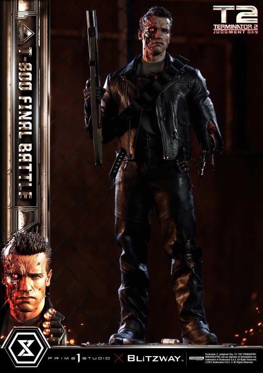 Terminator 2: Judgement Day Museum Masterline T-800 (Final Battle) 1/3 Scale Statue Gallery Image 9