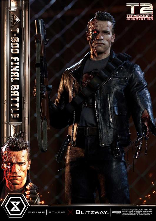 Terminator 2: Judgement Day Museum Masterline T-800 (Final Battle) 1/3 Scale Statue Gallery Image 12