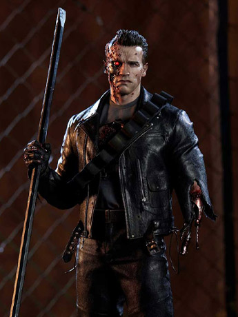 Terminator 2: Judgement Day Museum Masterline T-800 (Final Battle) 1/3 Scale Statue Gallery Image 2