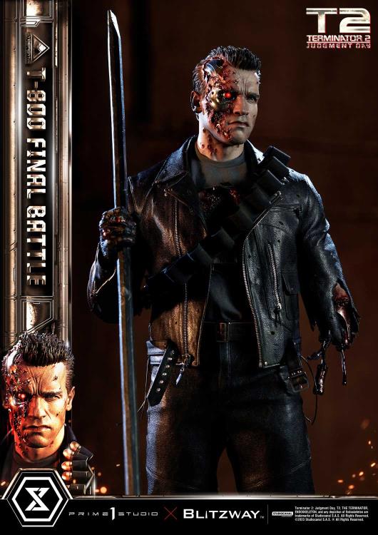 Terminator 2: Judgement Day Museum Masterline T-800 (Final Battle) 1/3 Scale Statue Gallery Image 11