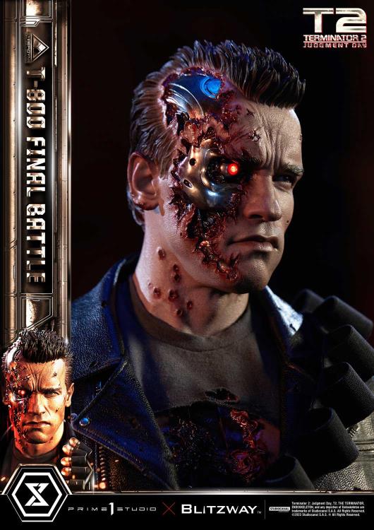 Terminator 2: Judgement Day Museum Masterline T-800 (Final Battle) 1/3 Scale Statue Gallery Image 41