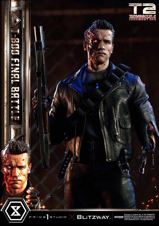 Terminator 2: Judgement Day Museum Masterline T-800 (Final Battle) 1/3 Scale Statue Gallery Image 13