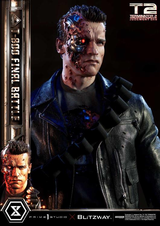 Terminator 2: Judgement Day Museum Masterline T-800 (Final Battle) 1/3 Scale Statue Gallery Image 39