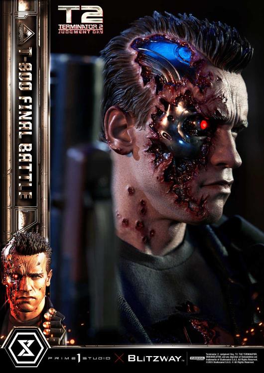 Terminator 2: Judgement Day Museum Masterline T-800 (Final Battle) 1/3 Scale Statue Gallery Image 44