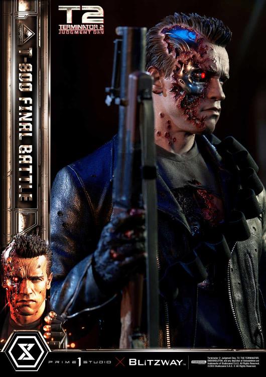 Terminator 2: Judgement Day Museum Masterline T-800 (Final Battle) 1/3 Scale Statue Gallery Image 40