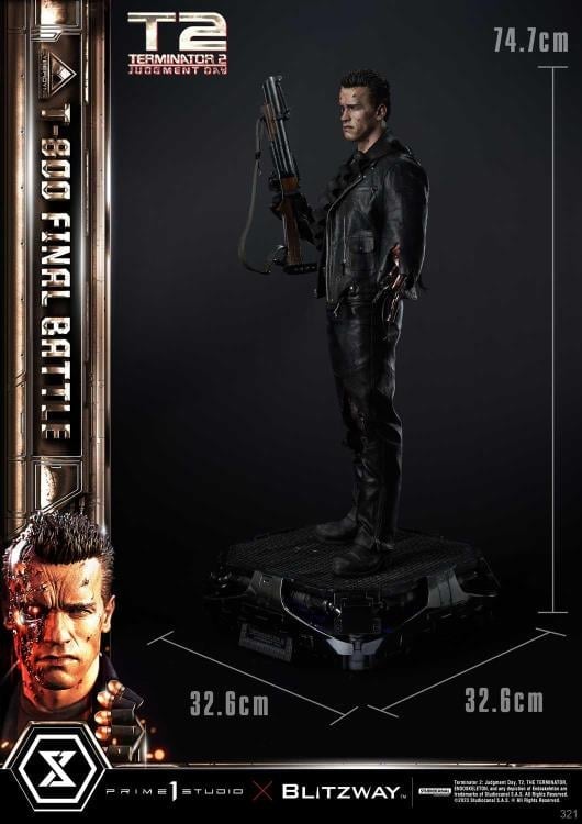 Terminator 2: Judgement Day Museum Masterline T-800 (Final Battle) 1/3 Scale Statue Gallery Image 32