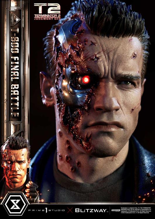 Terminator 2: Judgement Day Museum Masterline T-800 (Final Battle) 1/3 Scale Statue Gallery Image 46