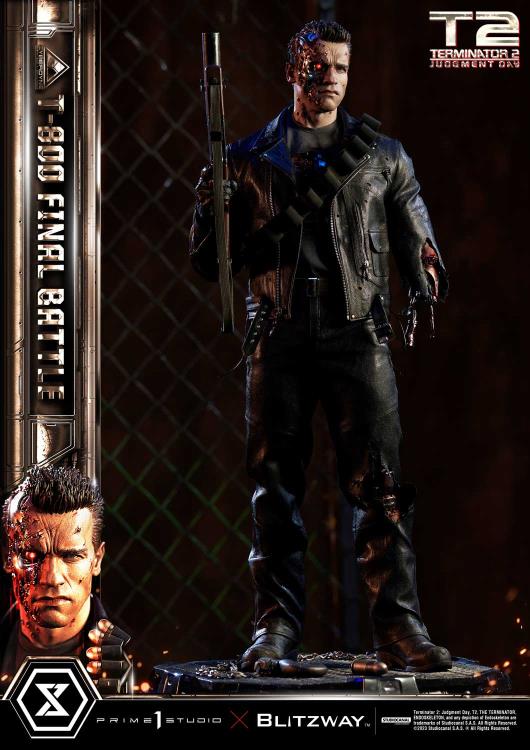 Terminator 2: Judgement Day Museum Masterline T-800 (Final Battle) 1/3 Scale Statue Gallery Image 5