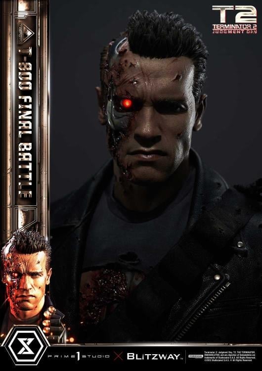 Terminator 2: Judgement Day Museum Masterline T-800 (Final Battle) 1/3 Scale Statue Gallery Image 37