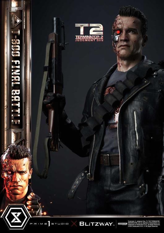 Terminator 2: Judgement Day Museum Masterline T-800 (Final Battle) 1/3 Scale Statue Gallery Image 33