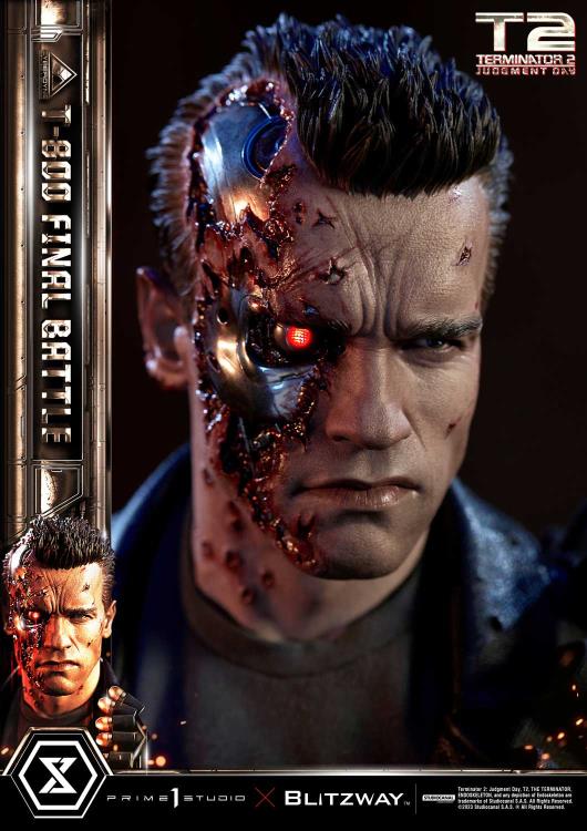 Terminator 2: Judgement Day Museum Masterline T-800 (Final Battle) 1/3 Scale Statue Gallery Image 45